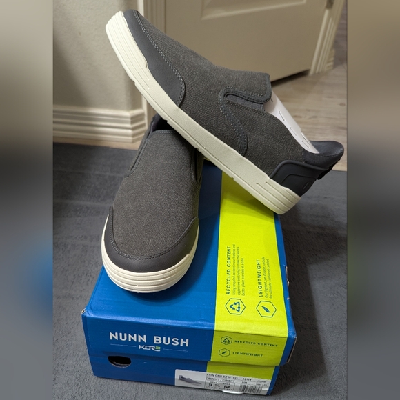 Nunn Bush Other - Nunn Bush KORE City Walk EZ Canvas Moc Toe Slip On Mens Size 9.5
